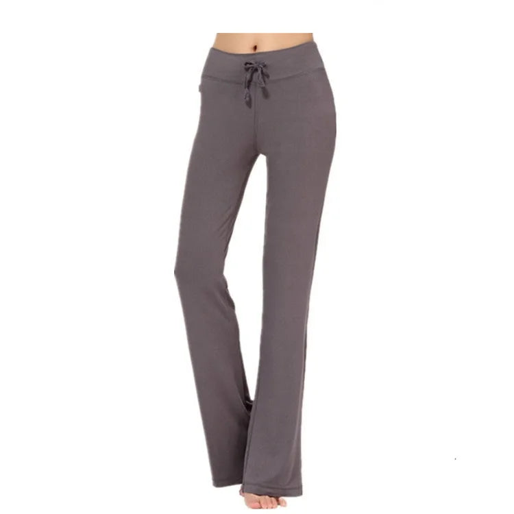 Leggings de Yoga Évasés Taille Haute - Jambes Larges & Push-Up