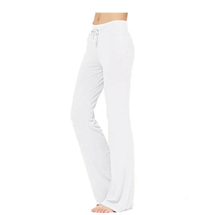 Leggings de Yoga Évasés Taille Haute - Jambes Larges & Push-Up