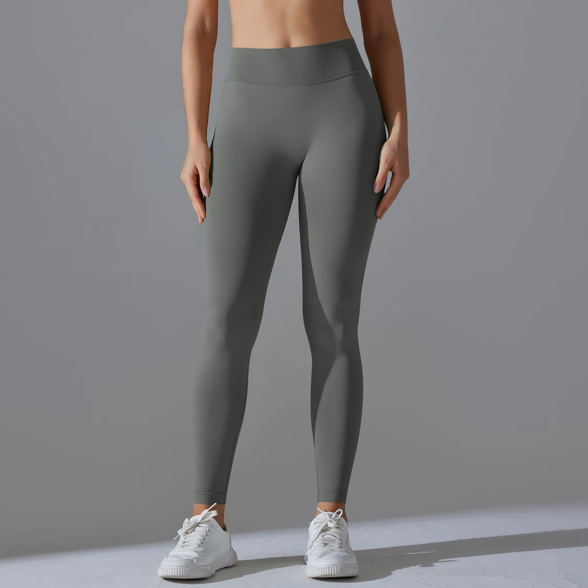 Leggings de Yoga Sans Couture Taille Haute - Effet Sculptant & Push-Up