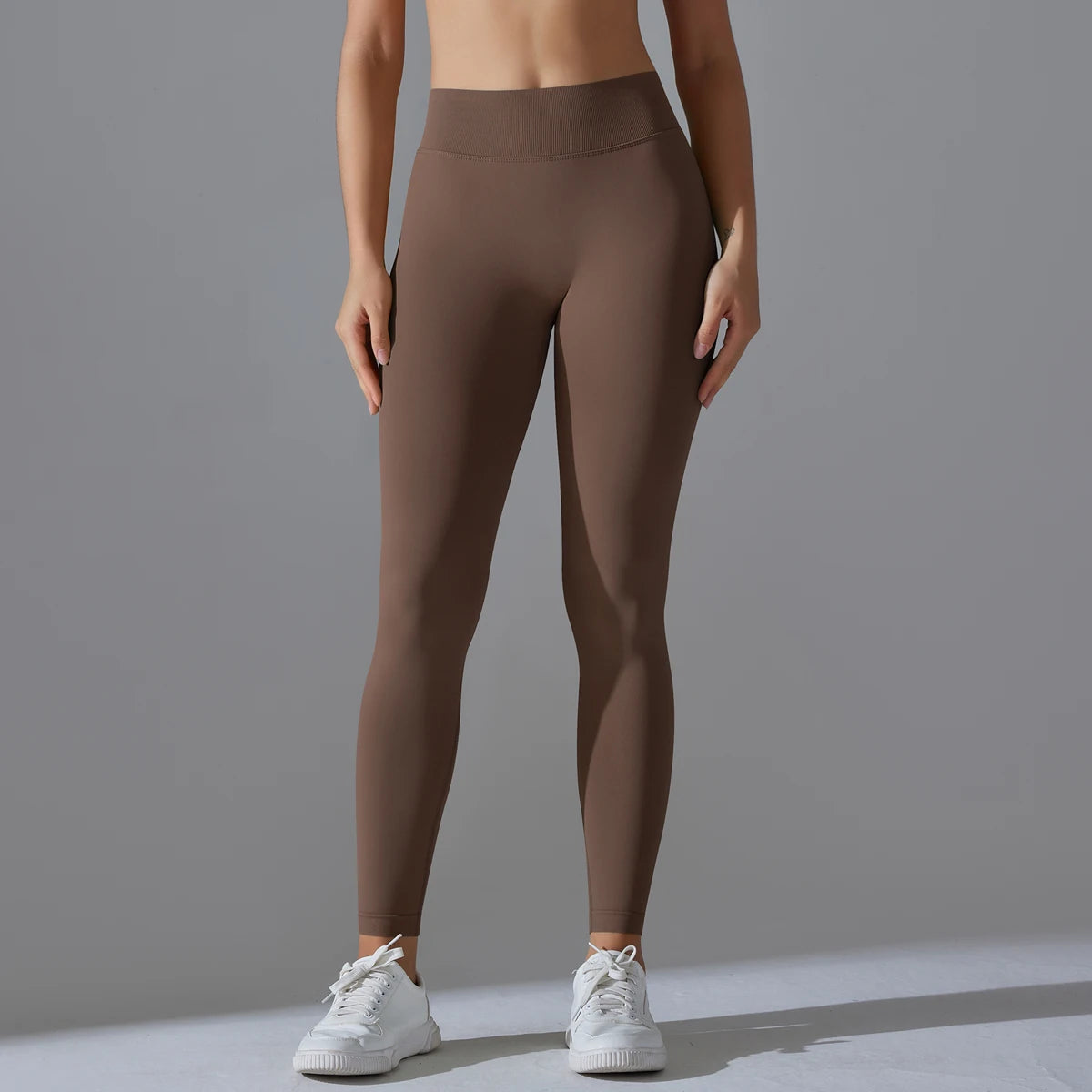 Leggings de Yoga Sans Couture Taille Haute - Effet Sculptant & Push-Up