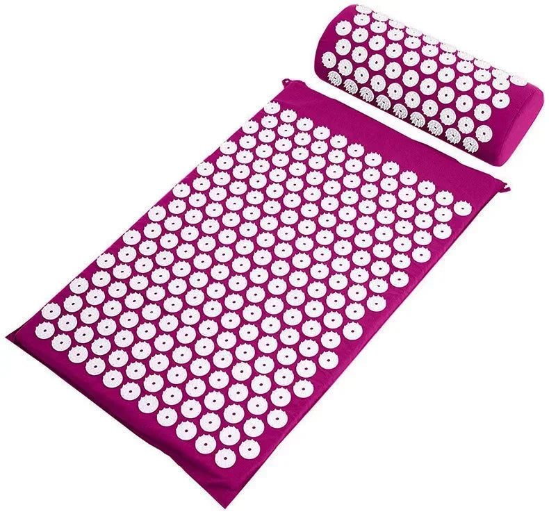 Tapis d'Acupression avec Coussin - Soulagement Stress & Douleurs