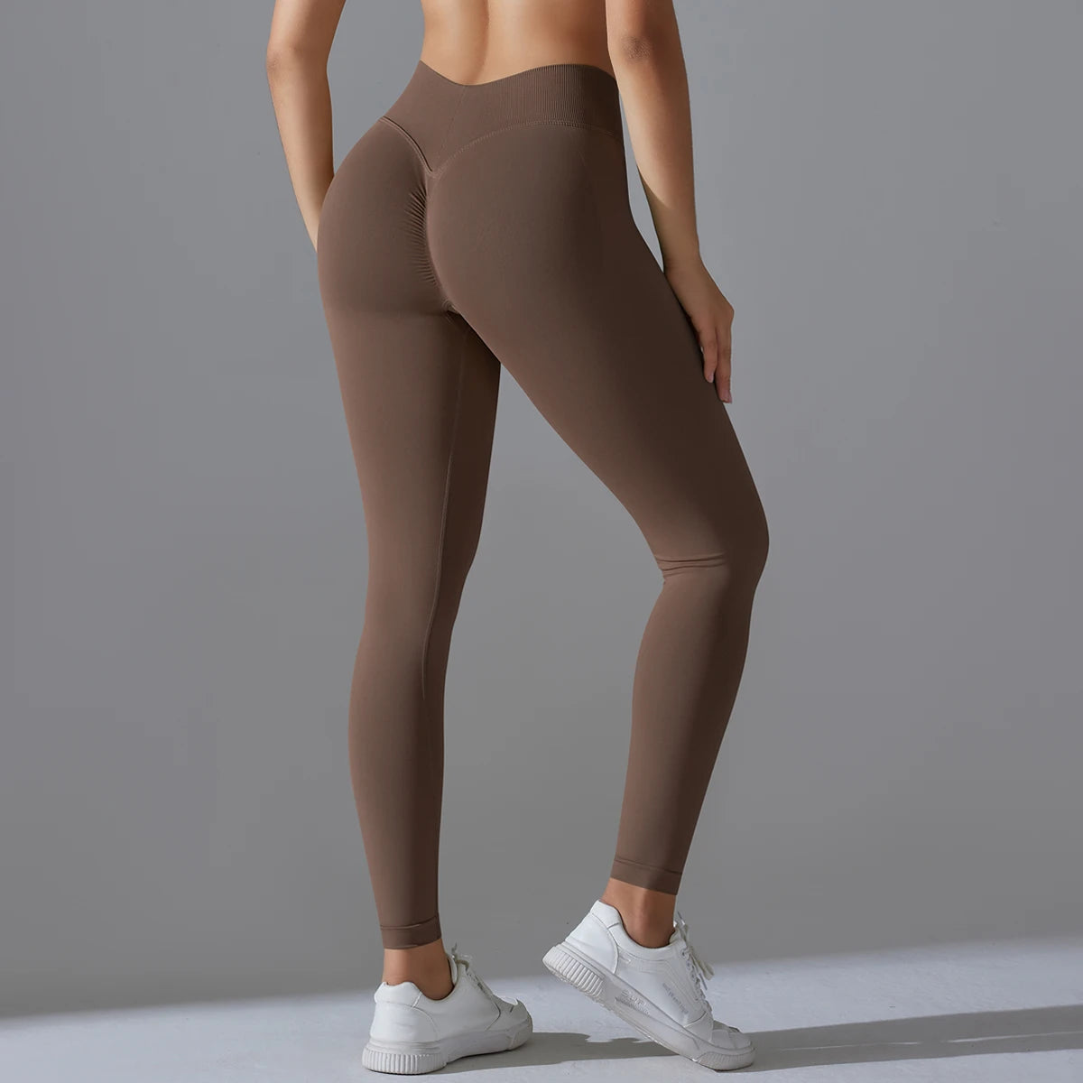 Leggings de Yoga Sans Couture Taille Haute - Effet Sculptant & Push-Up
