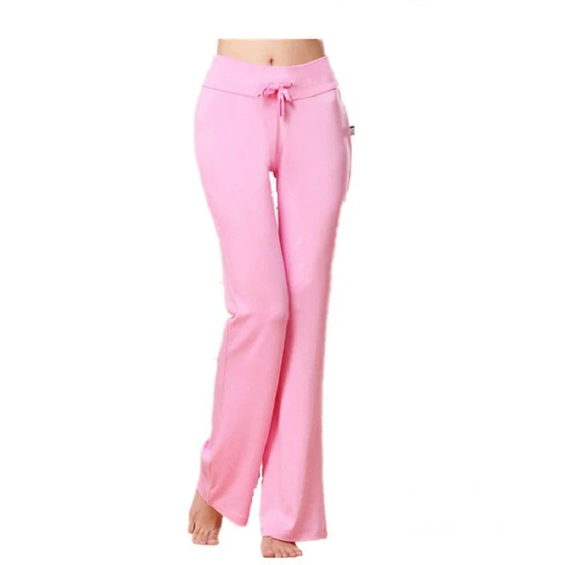 Leggings de Yoga Évasés Taille Haute - Jambes Larges & Push-Up