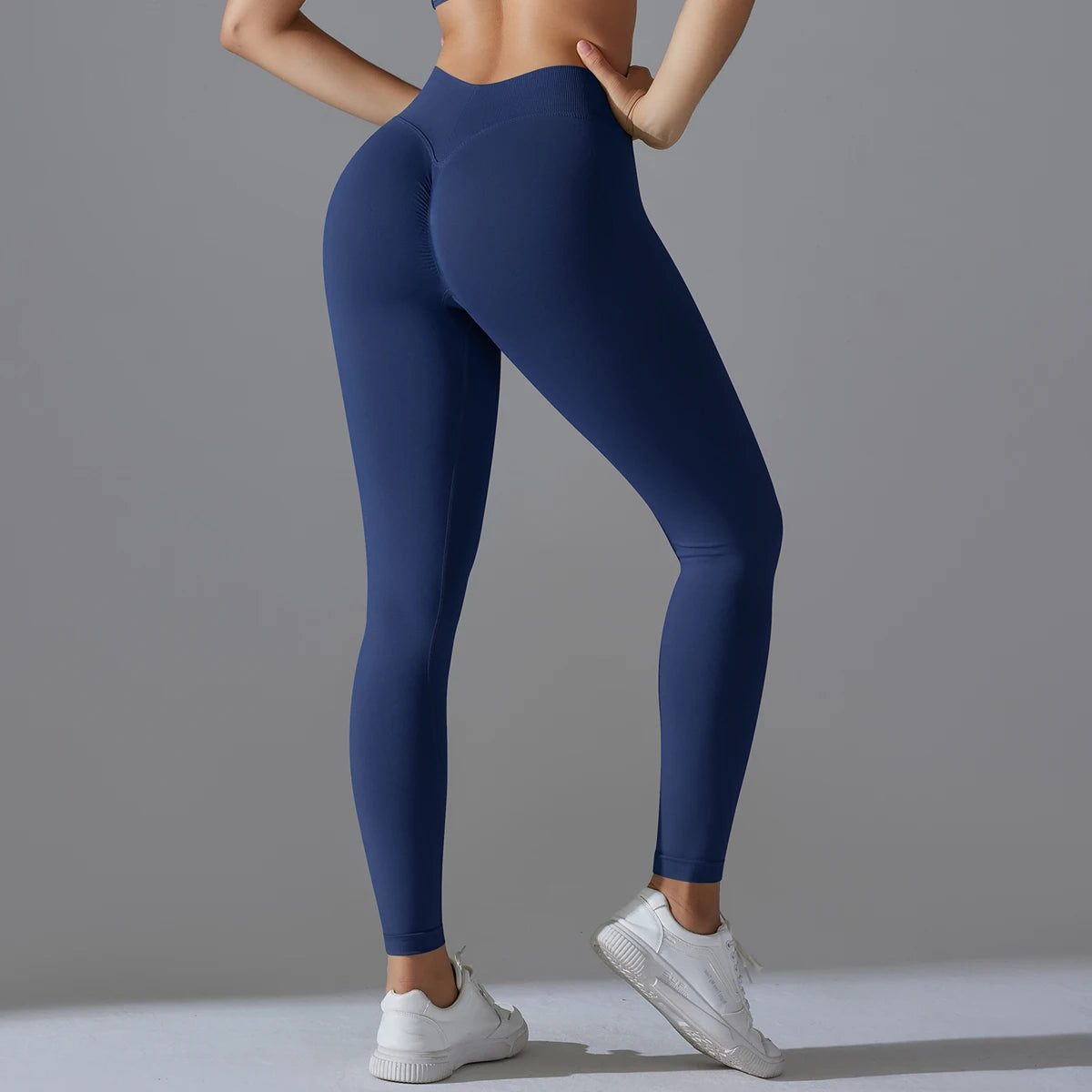 Leggings de Yoga Sans Couture Taille Haute - Effet Sculptant & Push-Up