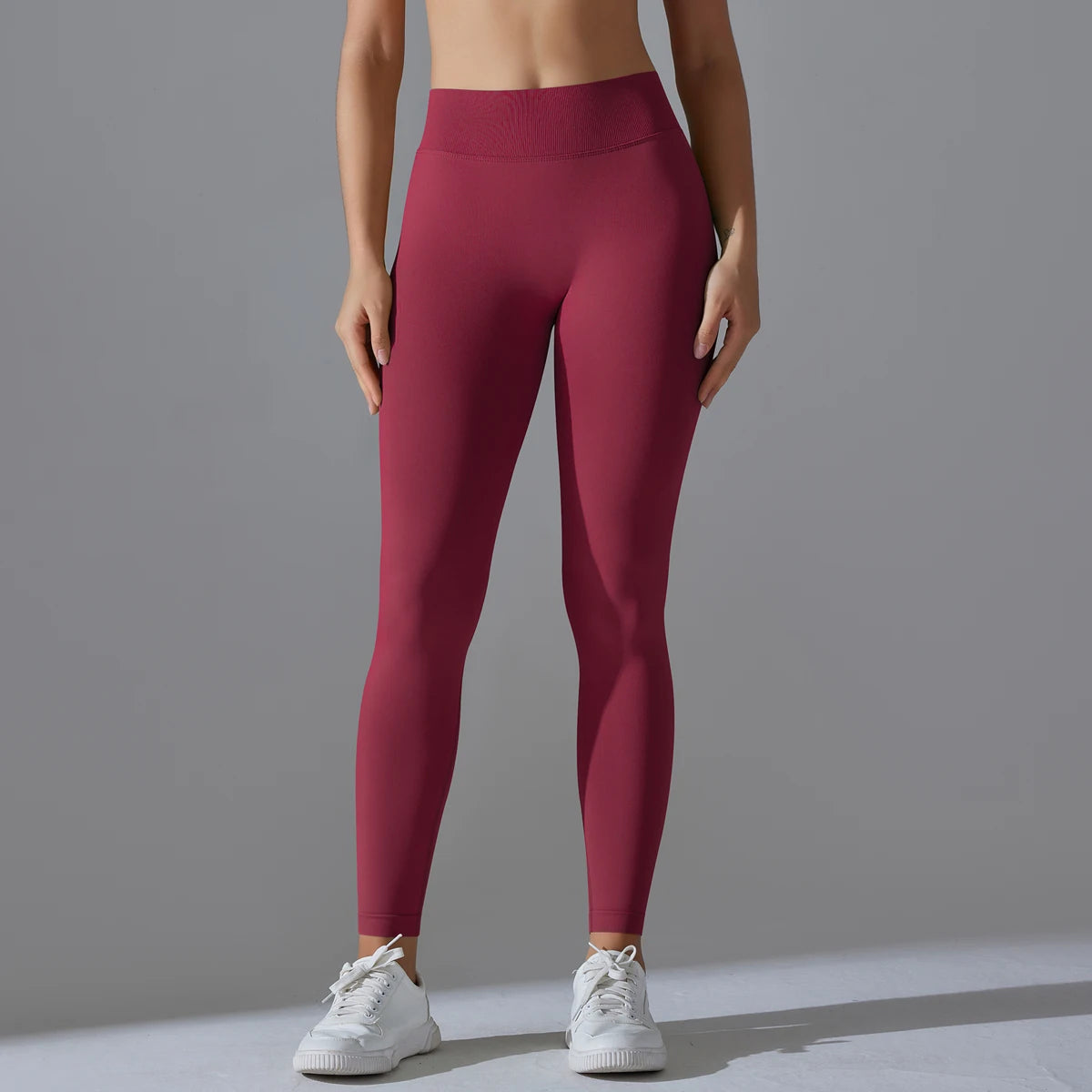 Leggings de Yoga Sans Couture Taille Haute - Effet Sculptant & Push-Up