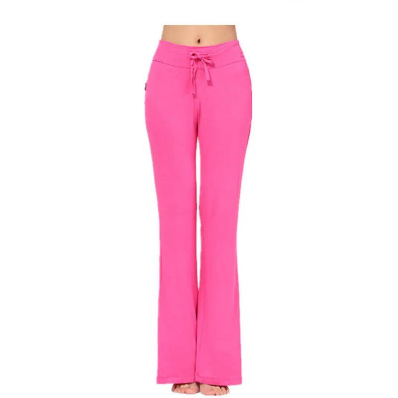 Leggings de Yoga Évasés Taille Haute - Jambes Larges & Push-Up