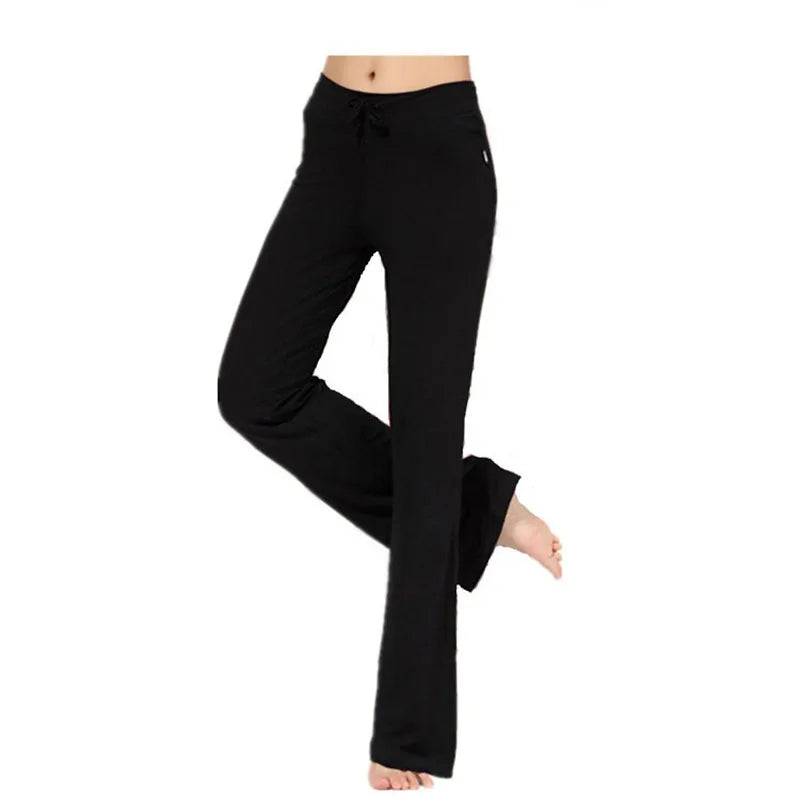 Leggings de Yoga Évasés Taille Haute - Jambes Larges & Push-Up