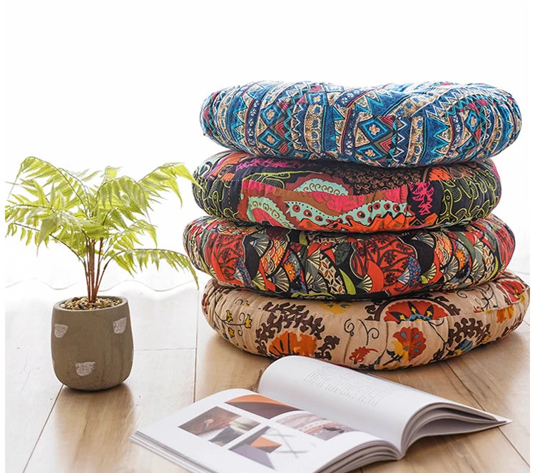 Coussin de Méditation Rond Premium - Tatami Yoga