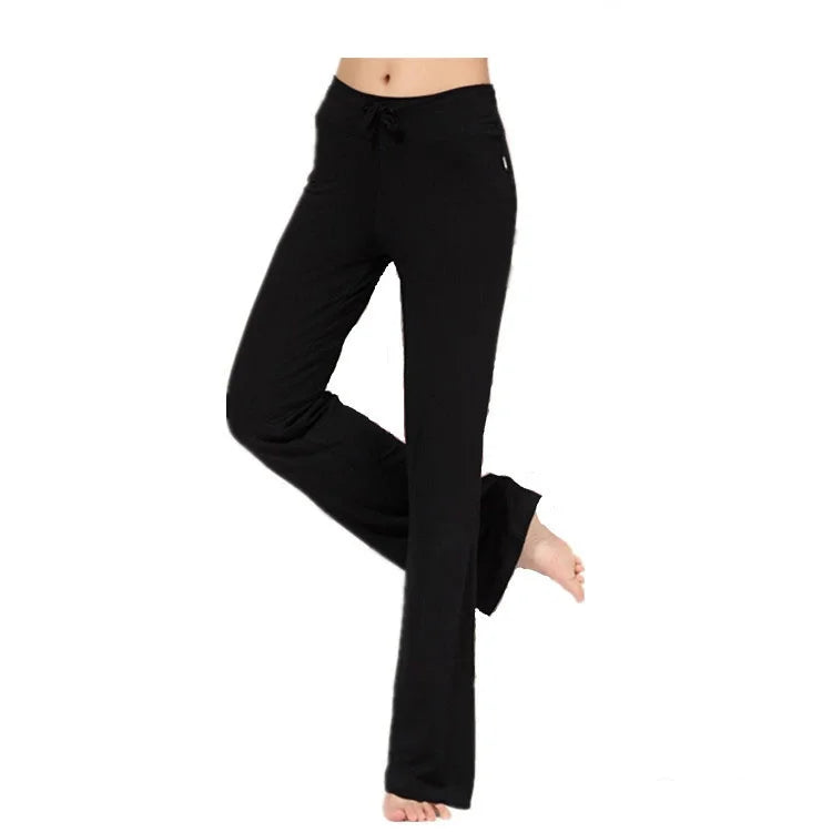 Leggings de Yoga Évasés Taille Haute - Jambes Larges & Push-Up