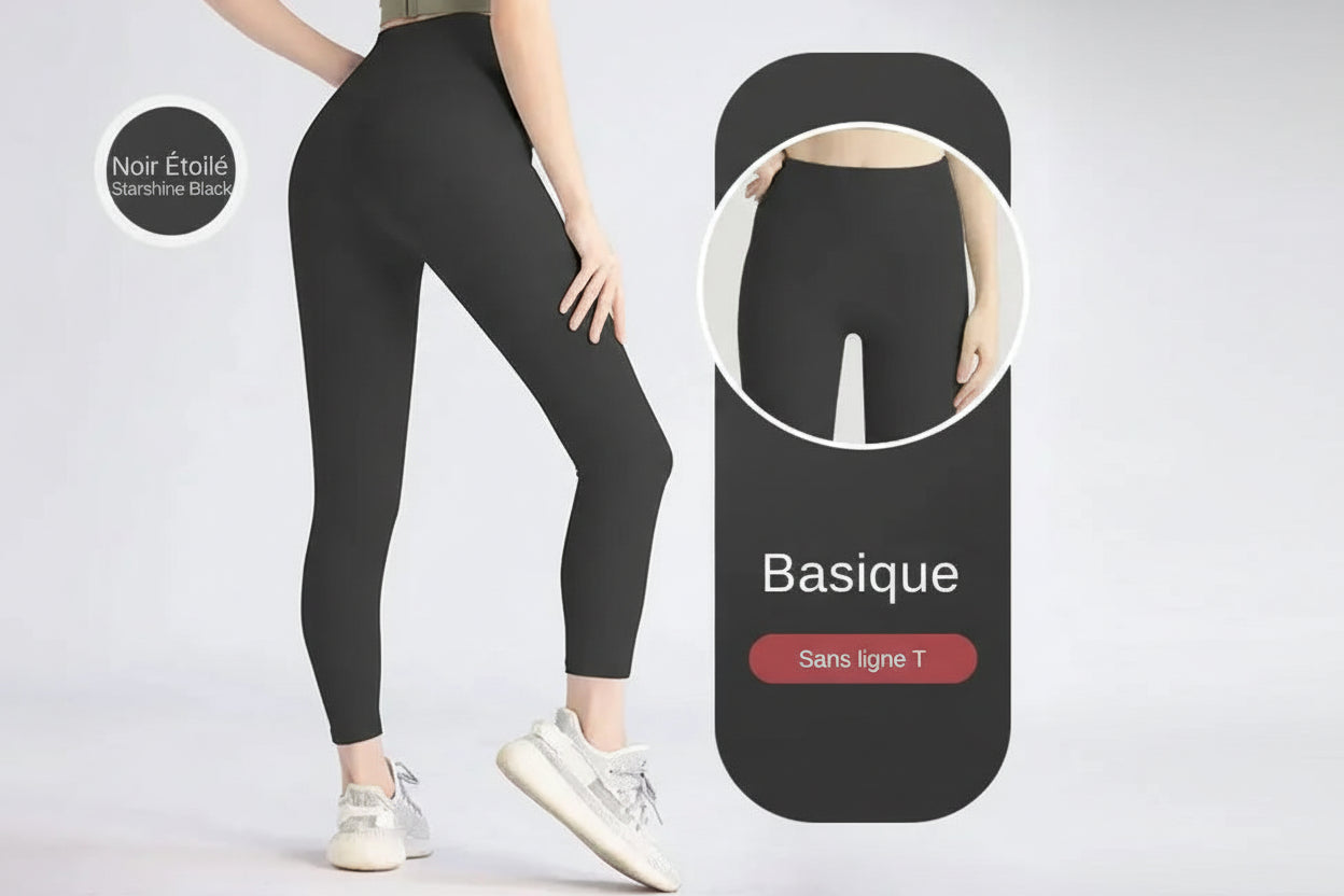 Leggings de Yoga Sculptants Taille Haute - Effet Lift Hanches & Fessiers