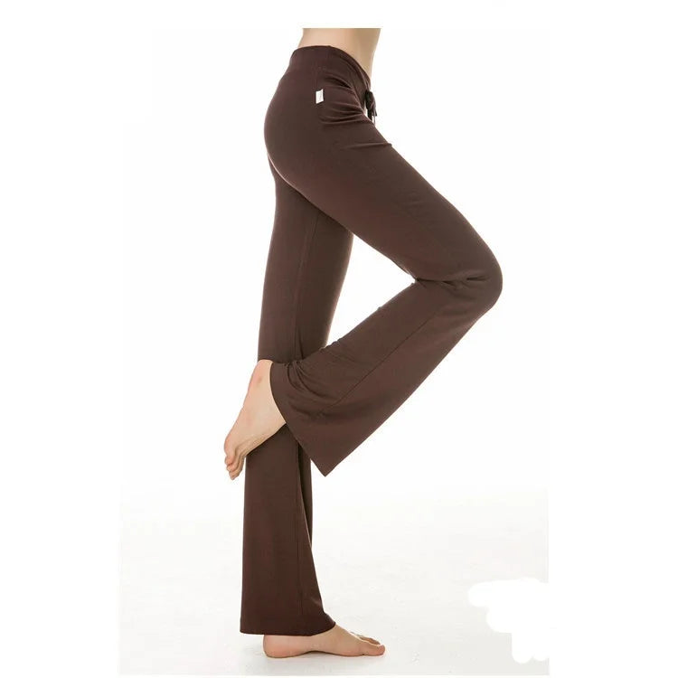 Leggings de Yoga Évasés Taille Haute - Jambes Larges & Push-Up