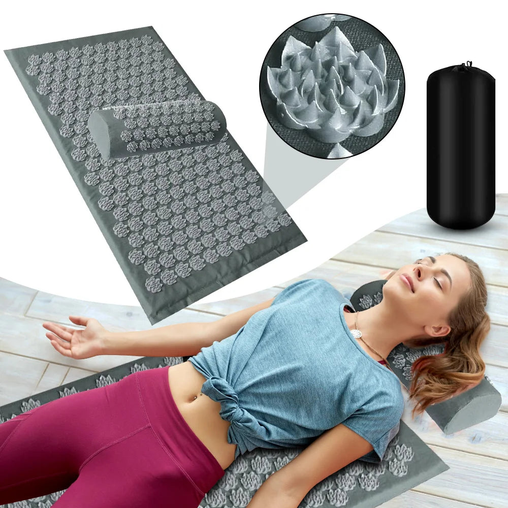 Tapis d'Acupression Shiatsu - Massage Thérapeutique & Relaxation Profonde