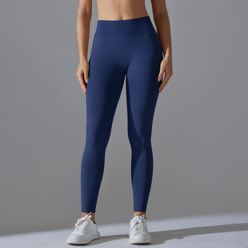 Leggings de Yoga Sans Couture Taille Haute - Effet Sculptant & Push-Up