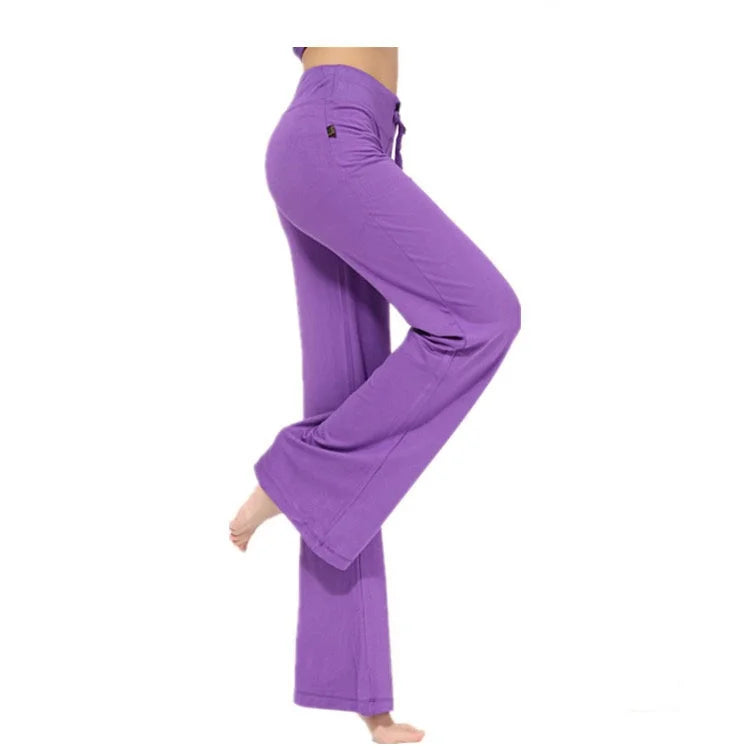 Leggings de Yoga Évasés Taille Haute - Jambes Larges & Push-Up