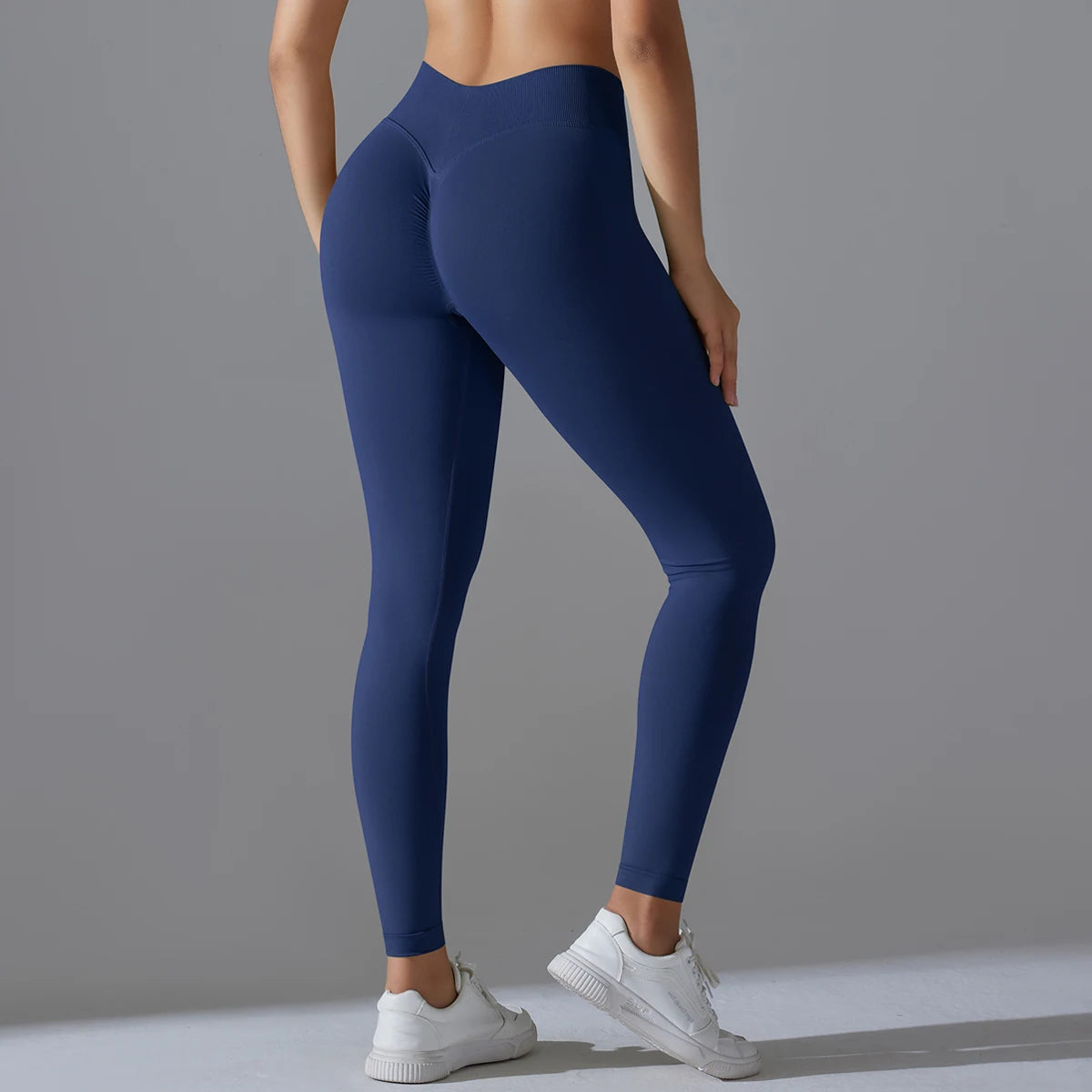 Leggings de Yoga Sans Couture Taille Haute - Effet Sculptant & Push-Up