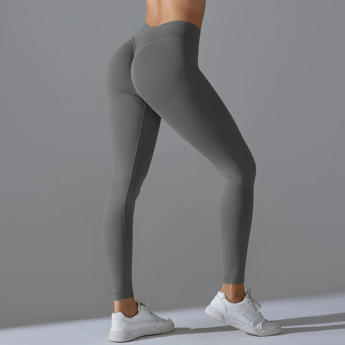 Leggings de Yoga Sans Couture Taille Haute - Effet Sculptant & Push-Up