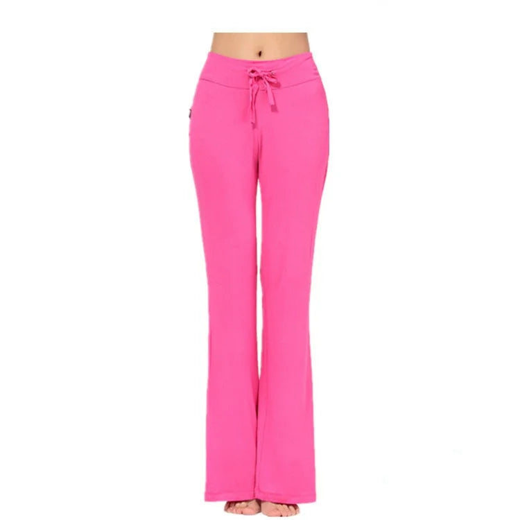 Leggings de Yoga Évasés Taille Haute - Jambes Larges & Push-Up