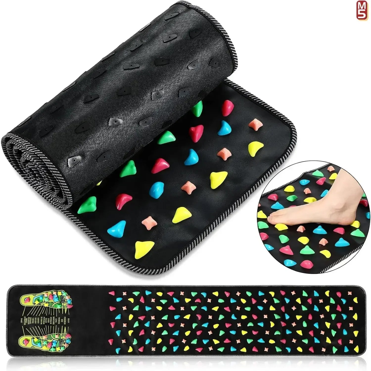 Tapis de Massage Acupression pour Pieds - Réflexologie & Bien-être