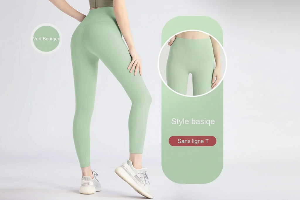 Leggings de Yoga Sculptants Taille Haute - Effet Lift Hanches & Fessiers