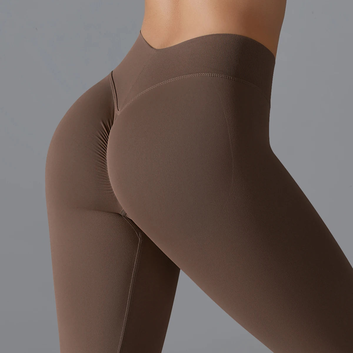 Leggings de Yoga Sans Couture Taille Haute - Effet Sculptant & Push-Up