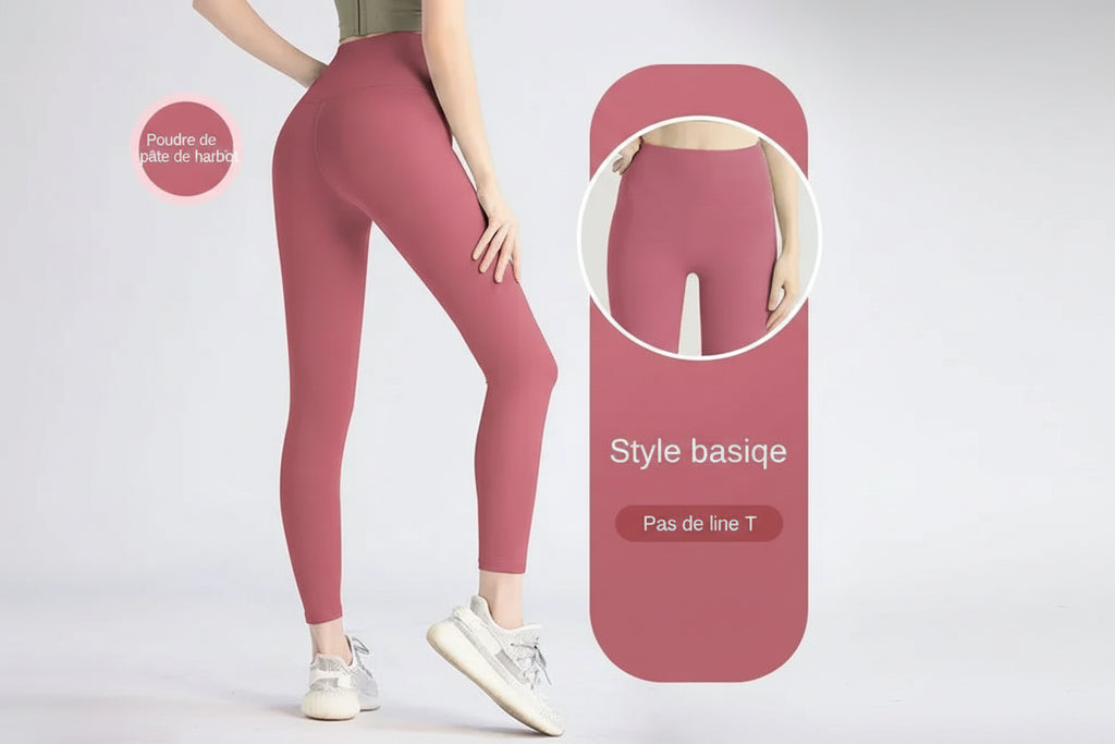 Leggings de Yoga Sculptants Taille Haute - Effet Lift Hanches & Fessiers