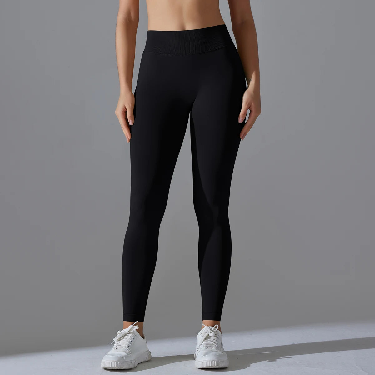 Leggings de Yoga Sans Couture Taille Haute - Effet Sculptant & Push-Up