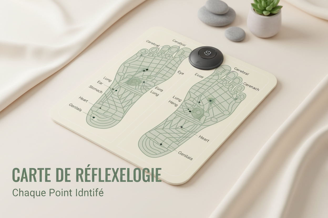 Carte Réflexologie