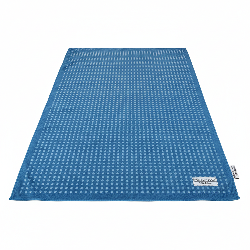 Serviette Yoga Bleue