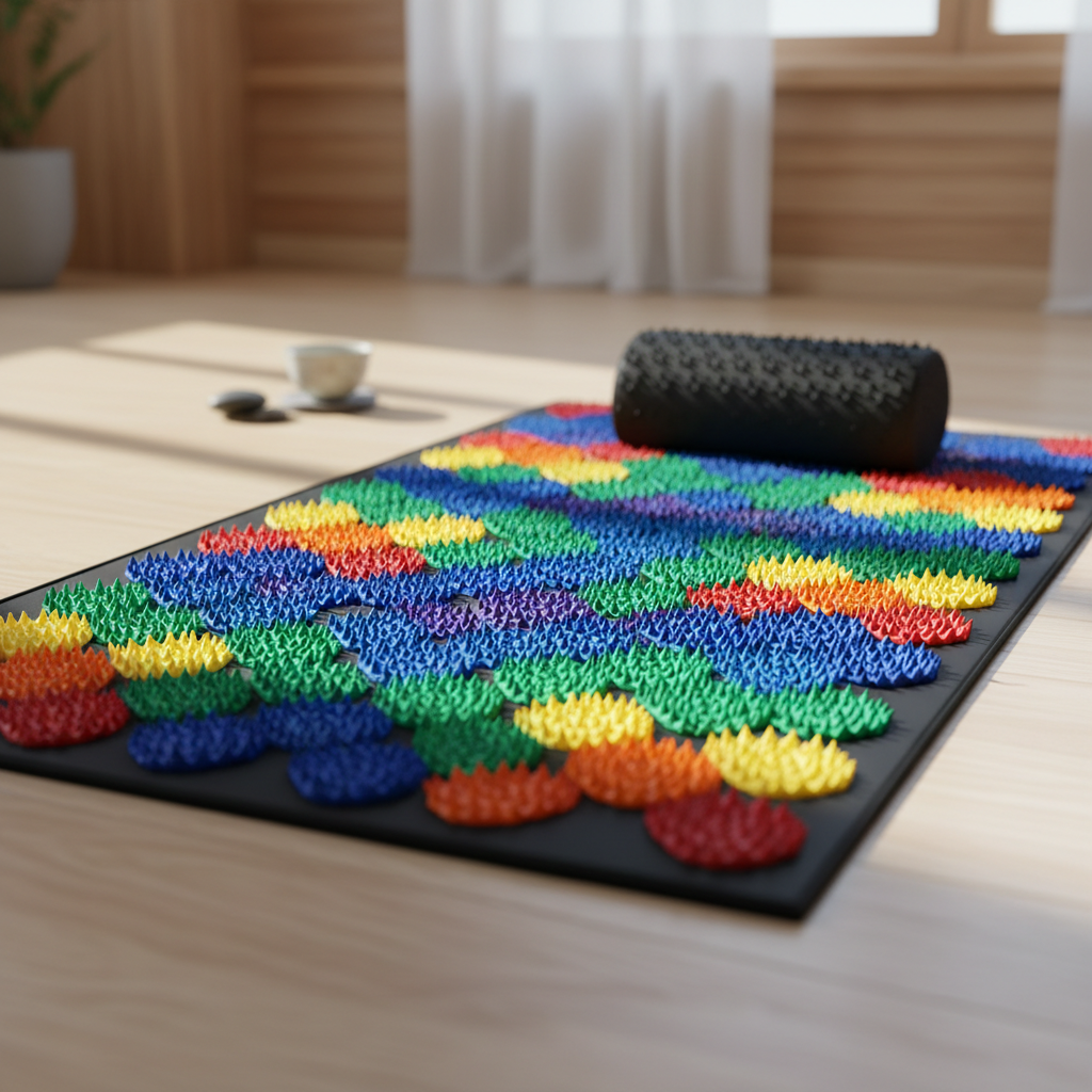 Tapis d'Acupression avec Coussin